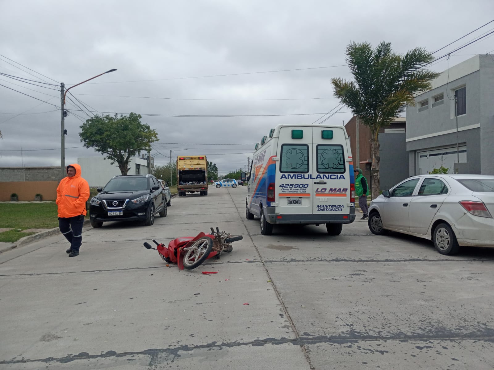 PARTE POLICIAL: ACCIDENTE DE TR&Aacute;NSITO UNA MOTOCICLETA EMBISTI&Oacute; A UN TRABAJADOR DE COTRECO