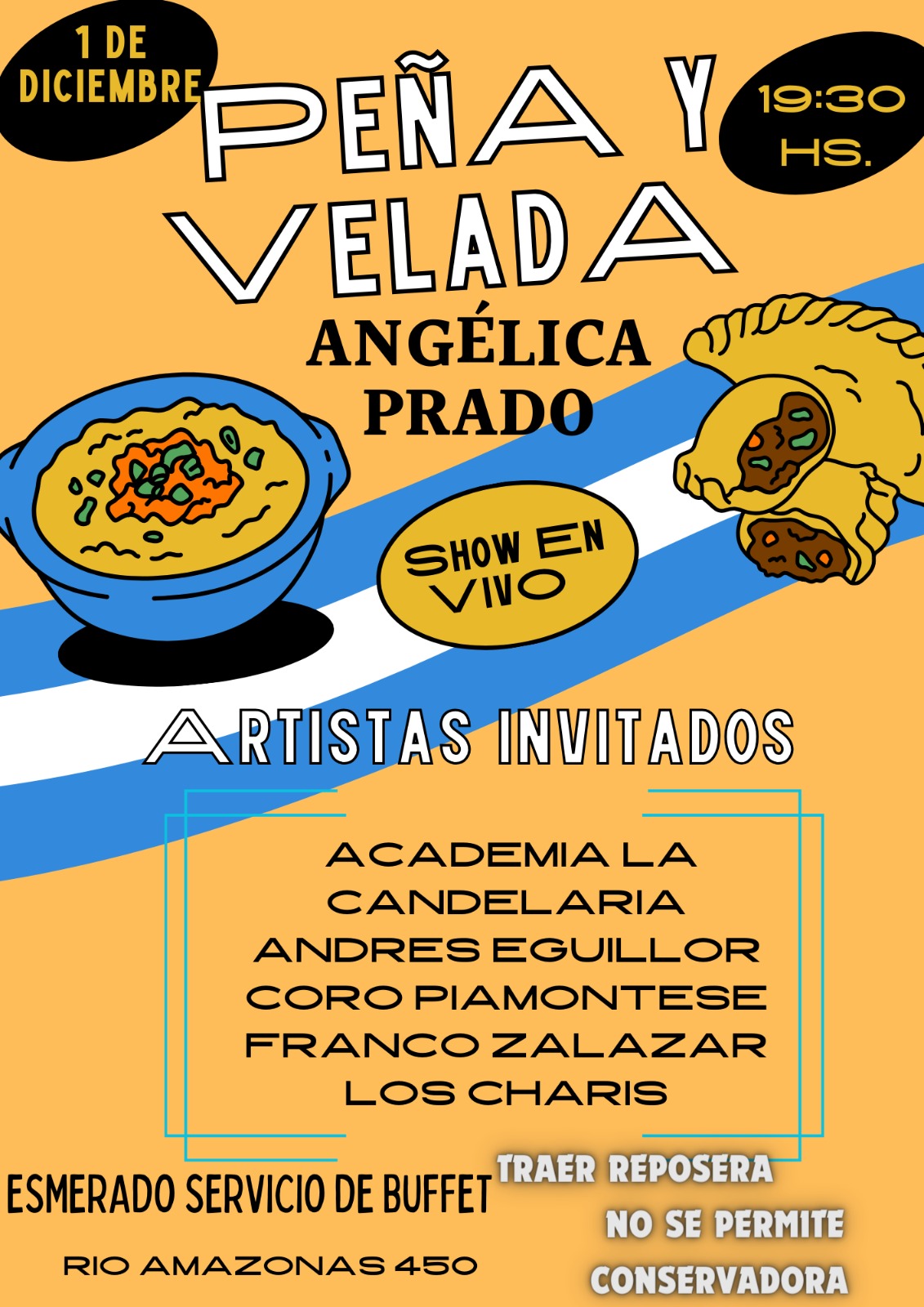 ESTE VIERNES LA ESCUELA ANG&Eacute;LICA PRADO REALIZA SU VELADA Y UNA GRAN PE&Ntilde;A