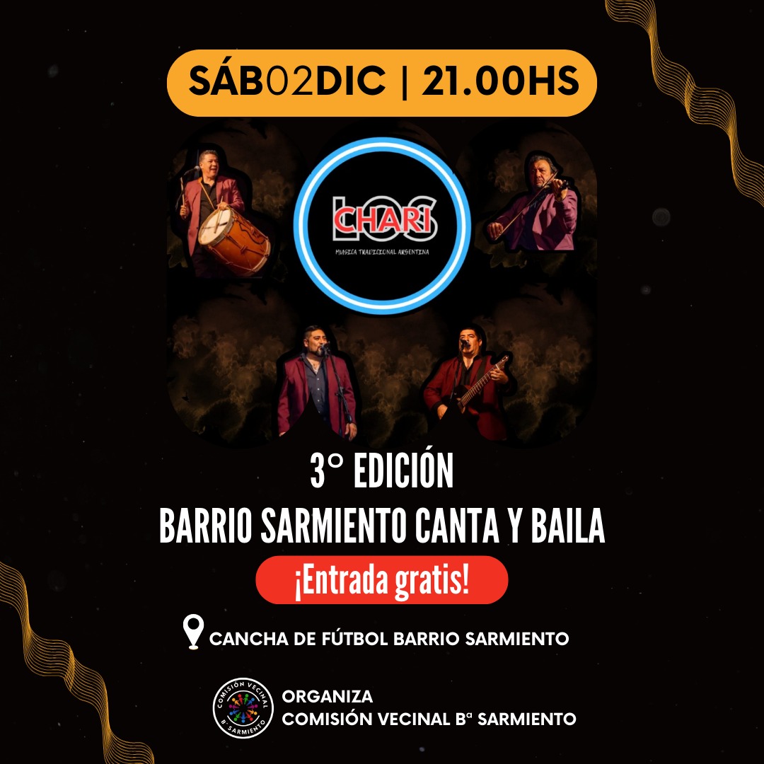 LLEGA LA TERCERA EDICI&Oacute;N DE *SARMIENTO CANTA Y BAILA*