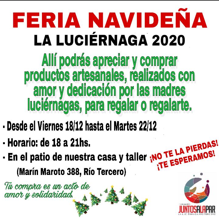 Desde hoy hasta el 22 Feria Navide&ntilde;a La Luci&eacute;rnaga 2020.