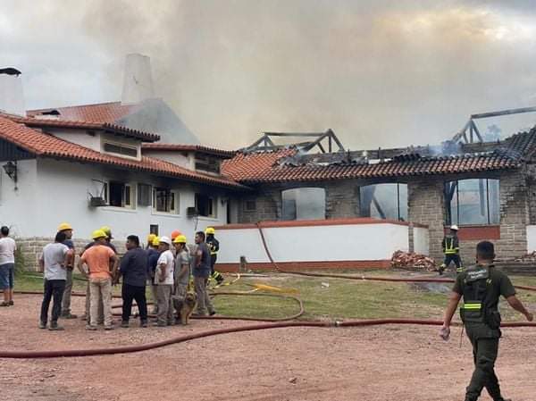 SE INCENDI&Oacute; EL HOTEL N&deg; 4 DE LA UNIDAD TUR&Iacute;STICA DE EMBALSE