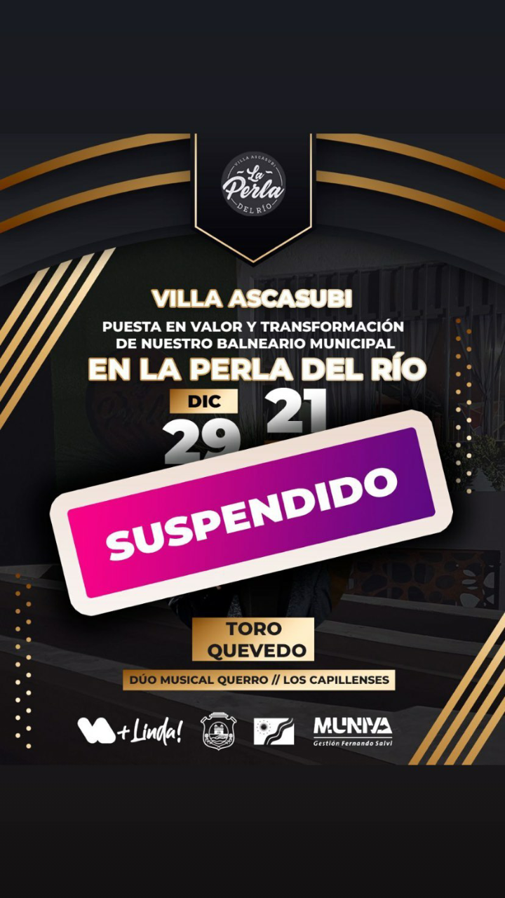SUSPENDEN EN VILLA ASCASUBI LA REAPERTURA Y PUESTA EN VALOR DE LA PERLA
