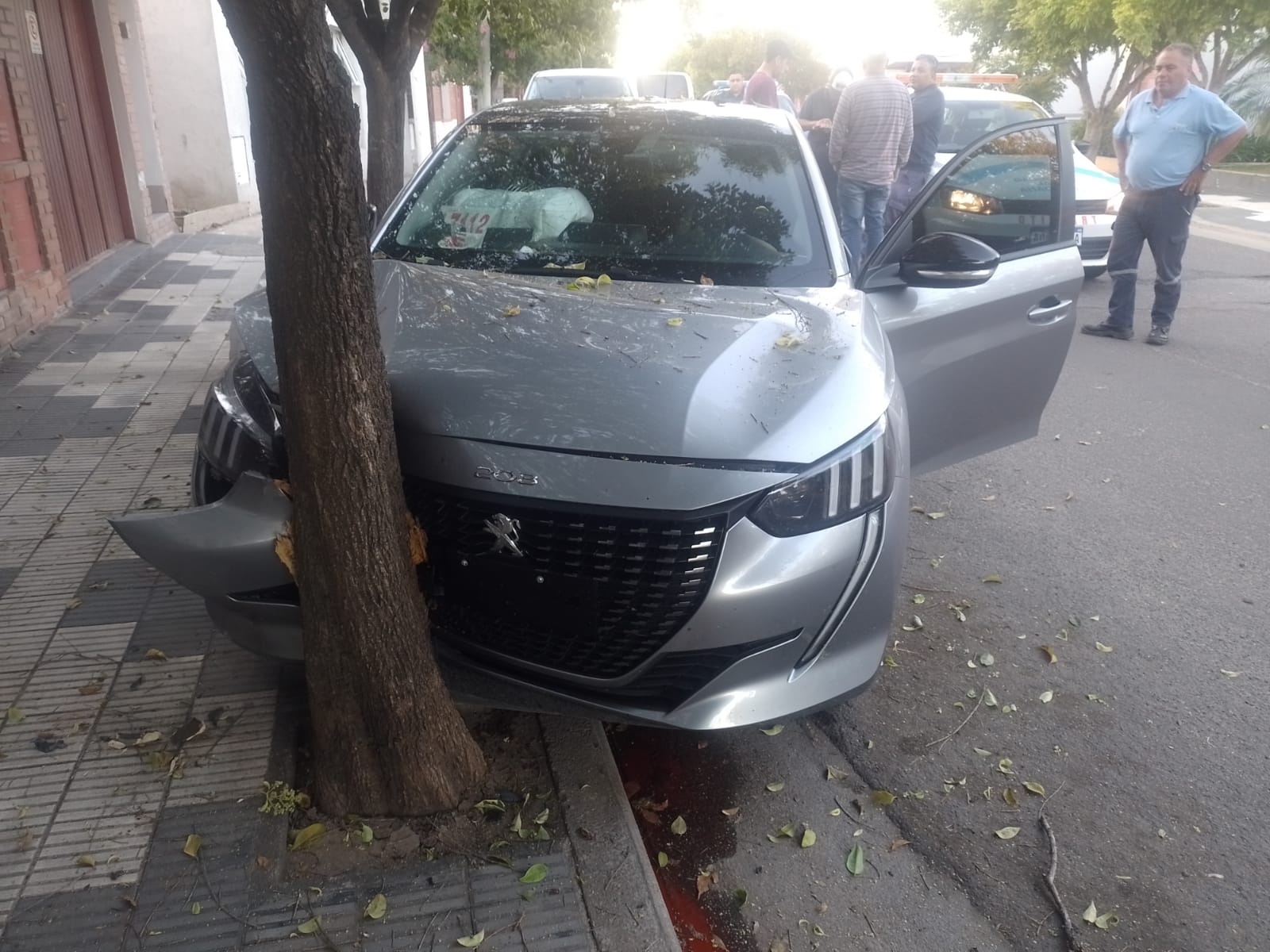 PARTE POLICIAL: JOVEN DE 19 A&Ntilde;OS PIERDE EL CONTROL DE SU VEH&Iacute;CULO E IMPACTA CONTRA UN &Aacute;RBOL 