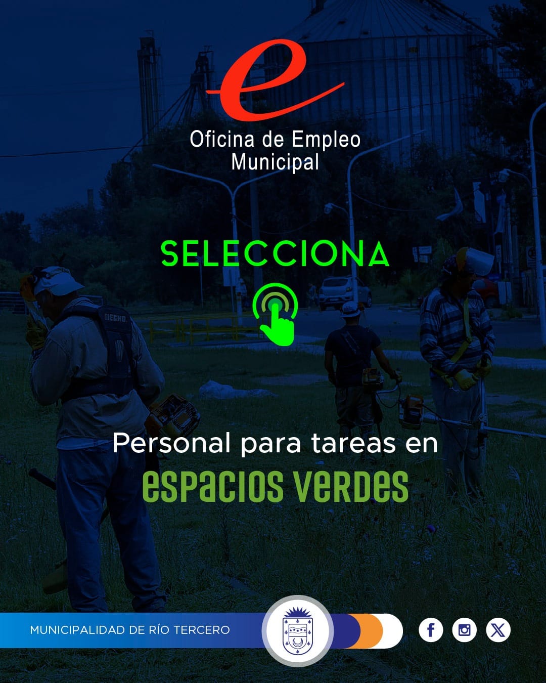 EL MUNICIPIO SELECCIONA PERSONAL PARA EL &Aacute;REA DE ESPACIOS VERDES