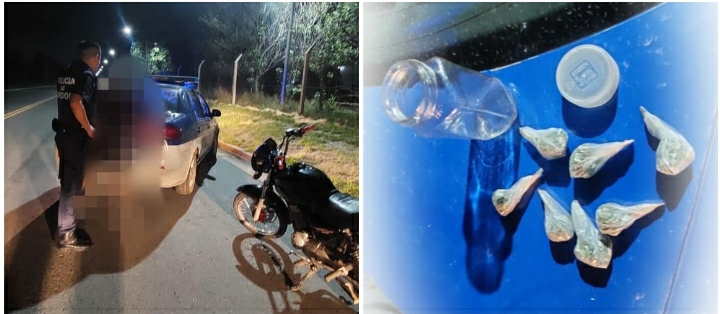 PARTE POLICIAL: JOVEN DE 18 A&Ntilde;OS FUE DETENIDO POR TENENCIA DE ESTUPEFACIENTES Y SECUESTRO DE MOTOCICLETA QUE TEN&Iacute;A PEDIDO DE SECUESTRO 